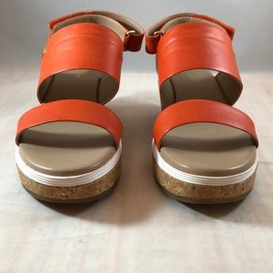 Cole Haan Grande Platform Sandal Orange 6.5B